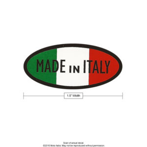 Made in Italy decal