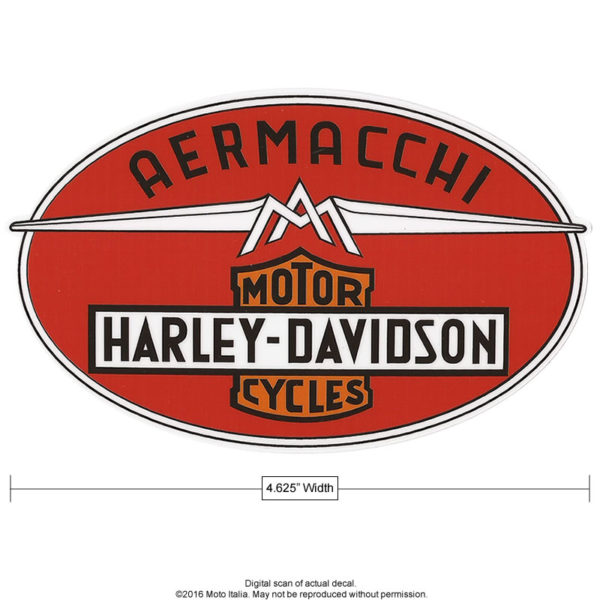 Aermacchi Harley-Davidson logo decal