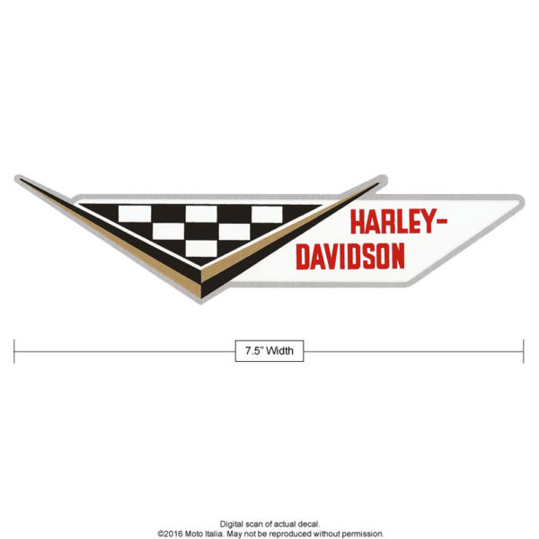 Harley Davidson Sprint racing decal